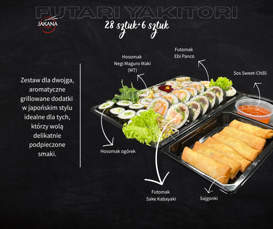 Futari Yakitori zestaw sushi